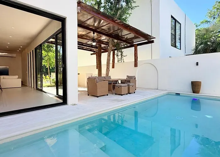 Pousada De Lujo Con Alberca Privada Y Amplio Jardín Puerto Morelos